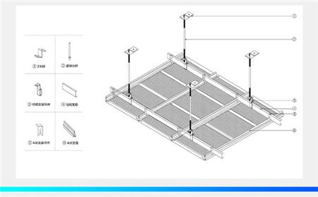 铝瓦楞板安装节点图